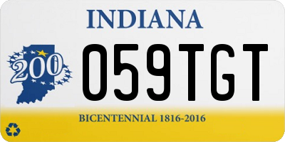 IN license plate 059TGT