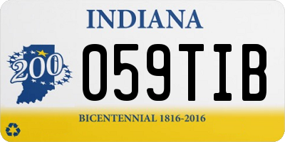 IN license plate 059TIB