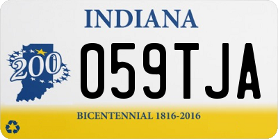 IN license plate 059TJA