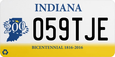 IN license plate 059TJE