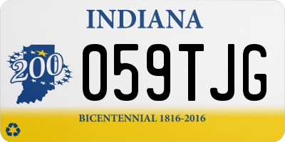 IN license plate 059TJG