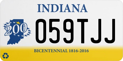 IN license plate 059TJJ