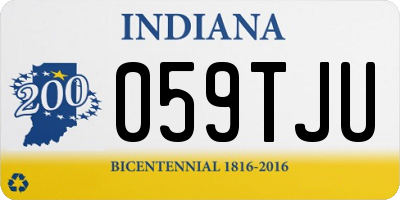 IN license plate 059TJU