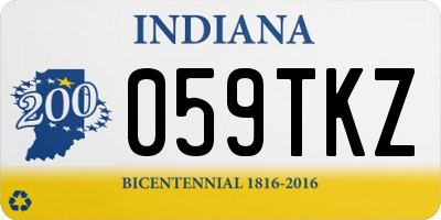 IN license plate 059TKZ