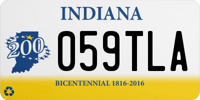 IN license plate 059TLA