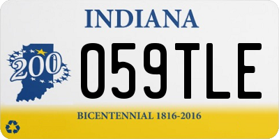 IN license plate 059TLE