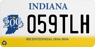IN license plate 059TLH