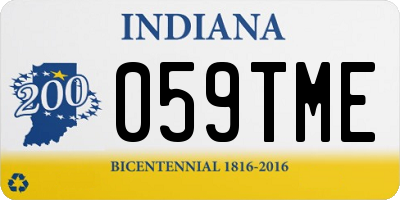 IN license plate 059TME