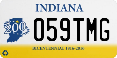 IN license plate 059TMG