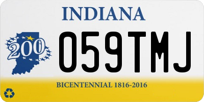 IN license plate 059TMJ