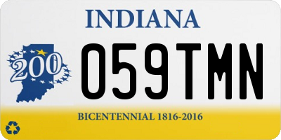 IN license plate 059TMN