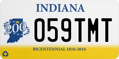 IN license plate 059TMT