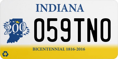 IN license plate 059TNO