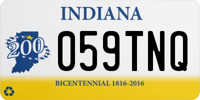 IN license plate 059TNQ