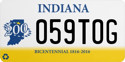 IN license plate 059TOG