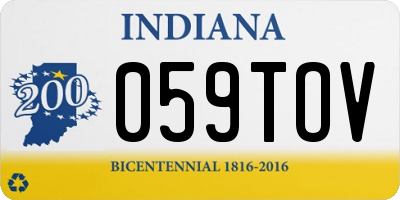 IN license plate 059TOV