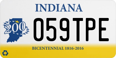 IN license plate 059TPE