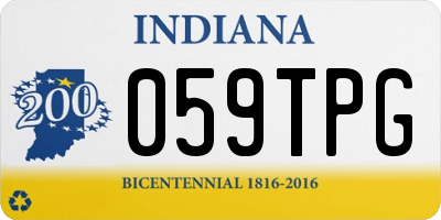 IN license plate 059TPG
