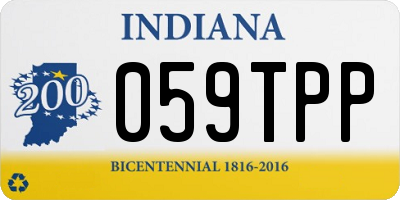 IN license plate 059TPP