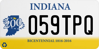 IN license plate 059TPQ