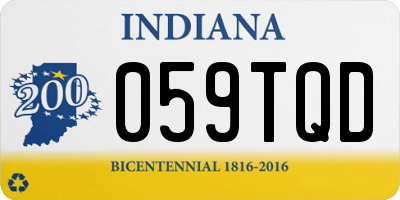 IN license plate 059TQD