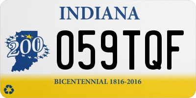IN license plate 059TQF