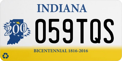 IN license plate 059TQS
