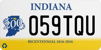 IN license plate 059TQU
