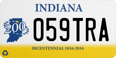 IN license plate 059TRA