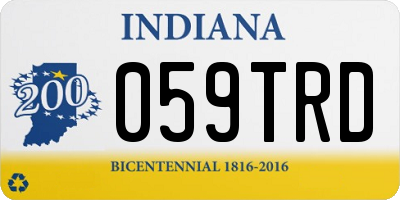 IN license plate 059TRD