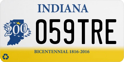 IN license plate 059TRE