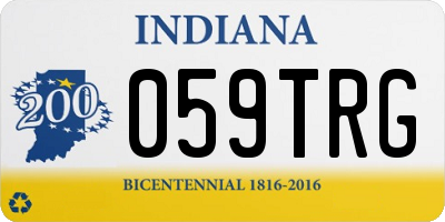 IN license plate 059TRG