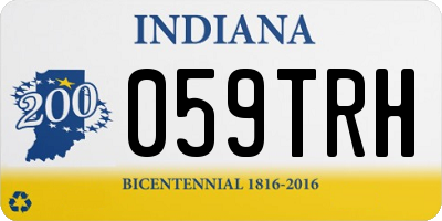 IN license plate 059TRH