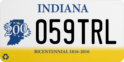 IN license plate 059TRL