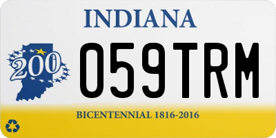 IN license plate 059TRM