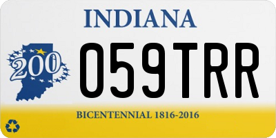 IN license plate 059TRR