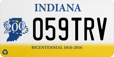IN license plate 059TRV