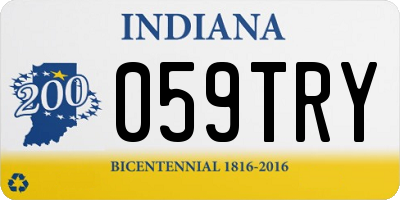IN license plate 059TRY