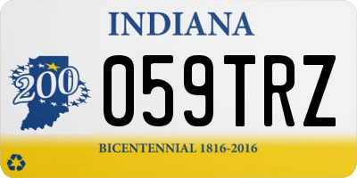 IN license plate 059TRZ