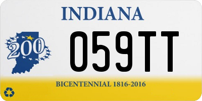 IN license plate 059TT