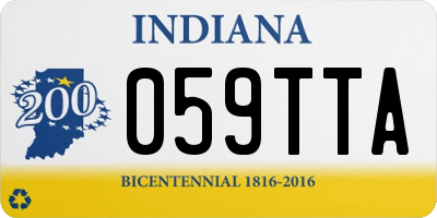 IN license plate 059TTA