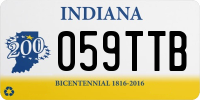 IN license plate 059TTB