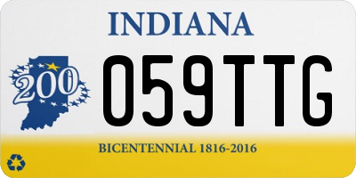 IN license plate 059TTG