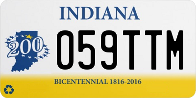 IN license plate 059TTM