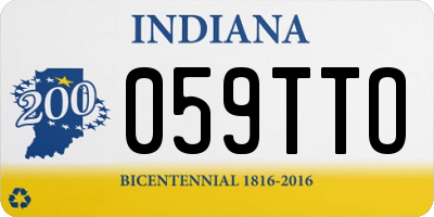 IN license plate 059TTO