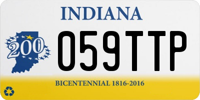 IN license plate 059TTP