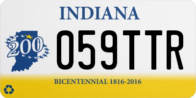 IN license plate 059TTR