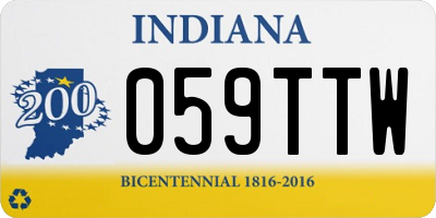 IN license plate 059TTW