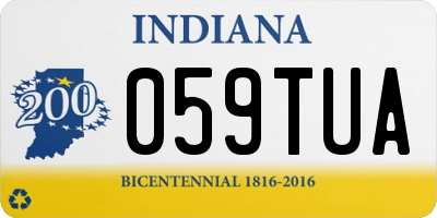 IN license plate 059TUA