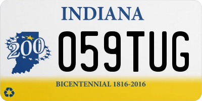 IN license plate 059TUG